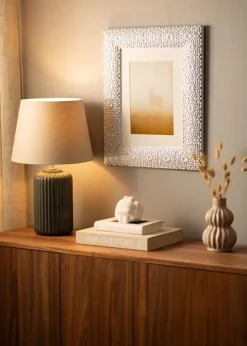 Ramme Stockholm Hvid - Valgfri Størrelse (Plexiglas)