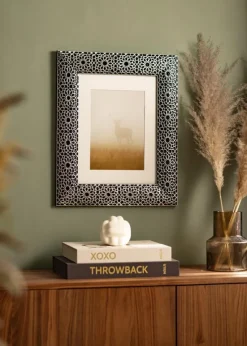 Ramme Stockholm Sort - Valgfri Størrelse (Plexiglas)