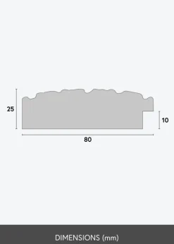 Ramme Stockholm Sort - Valgfri Størrelse (Plexiglas)