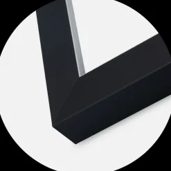 Ramme Sussex Akrylglas Sort/Sølv 50x50 cm