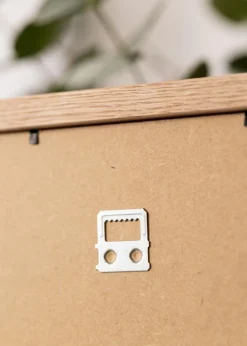 Ramme Tidlös Massiv Eg 40x40 cm - Passepartout Hvid 27x27 cm