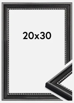 Ramme Trellis Akrylglas Sort 20x30 cm