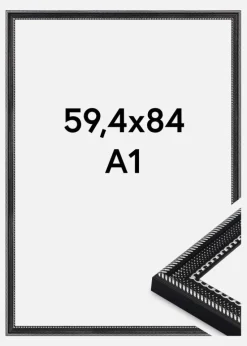 Ramme Trellis Akrylglas Sort 59.4x84 cm (A1)