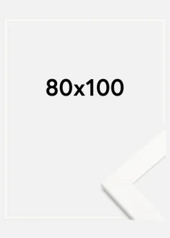 Ramme Trendline Akrylglas Hvid 80x100 cm