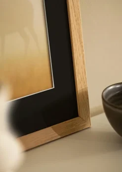 Ramme Trendline Eg 40x50 cm - Passepartout Sort 12x16 inches