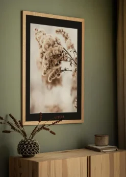 Ramme Trendline Eg 30x30 cm - Passepartout Sort 8x8 inches