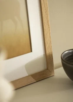 Ramme Trendline Eg 42x59,4 cm (A2) - Passepartout Hvid 25x38 cm