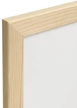 Ramme Trendline Natur 40x40 cm - Passepartout Hvid 29x29 cm