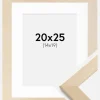 Ramme Trendline Natur 20x25 cm - Passepartout Hvid 15x20 cm