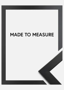 Ramme Trendline Sort - Valgfri Størrelse (Plexiglas)