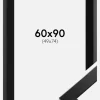 Ramme Trendline Sort 60x90 cm - Passepartout Sort 50x75 cm