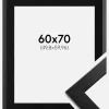 Ramme Trendline Sort 60x70 cm - Passepartout Sort 20x24 inches