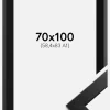 Ramme Trendline Sort 70x100 cm - Passepartout Sort 59,4x84 cm (A1)