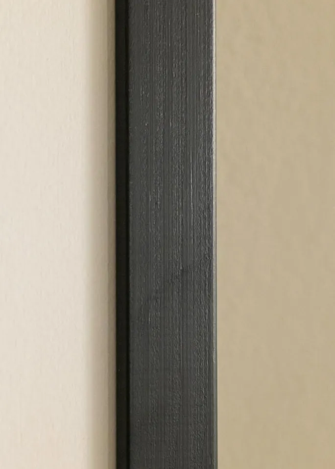 Ramme Trendline Sort 50x70 cm - Passepartout Hvid 33x56 cm