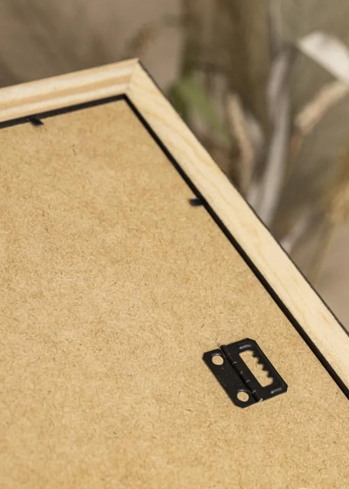 Ramme Trendline Sort 70x70 cm - Passepartout Hvid 60x60 cm