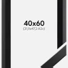 Ramme Trendline Sort 40x60 cm - Passepartout Sort 32,9x48,3 cm (A3+)