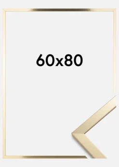 Ramme Trendy Akrylglas Guld 60x80 cm