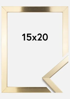 Ramme Trendy Akrylglas Guld 15x20 cm