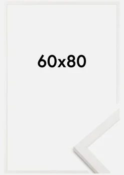 Ramme Trendy Akrylglas Hvid 60x80 cm