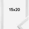 Ramme Trendy Akrylglas Hvid 15x20 cm