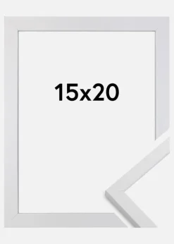 Ramme Trendy Akrylglas Hvid 15x20 cm