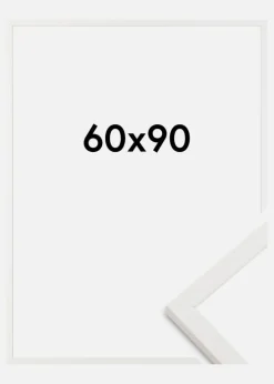 Ramme Trendy Akrylglas Hvid 60x90 cm