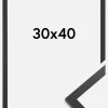 Ramme Trendy Akrylglas Sort 30x40 cm