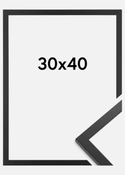 Ramme Trendy Akrylglas Sort 30x40 cm