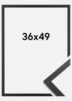Ramme Trendy Akrylglas Sort 36x49 cm