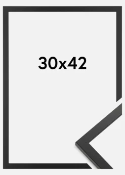 Ramme Trendy Akrylglas Sort 30x42 cm