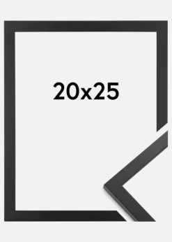 Ramme Trendy Akrylglas Sort 20x25 cm