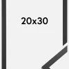 Ramme Trendy Akrylglas Sort 20x30 cm