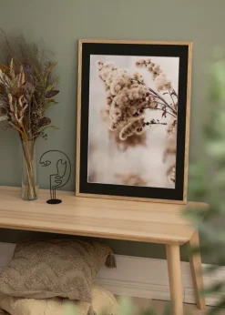 Ramme Trendy Eg 13x18 cm - Passepartout Sort 7x10 cm