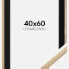 Ramme Trendy Eg 40x60 cm - Passepartout Sort 32,9x48,3 cm (A3+)