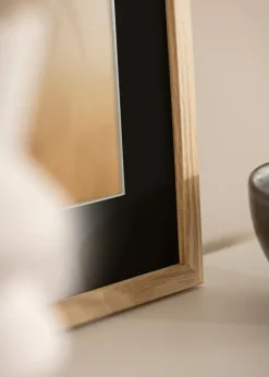 Ramme Trendy Eg 35x50 cm - Passepartout Sort 11x17 inches