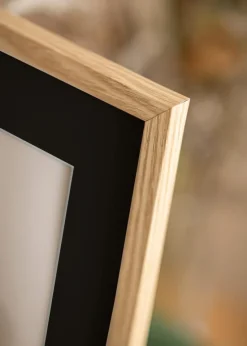 Ramme Trendy Eg 40x60 cm - Passepartout Sort 30x50 cm