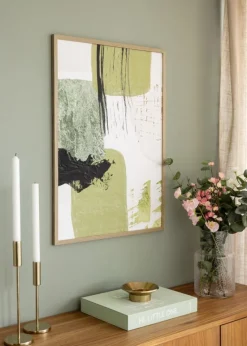 Ramme Trendy Eg 50x60 cm - Passepartout Hvid 37x46 cm