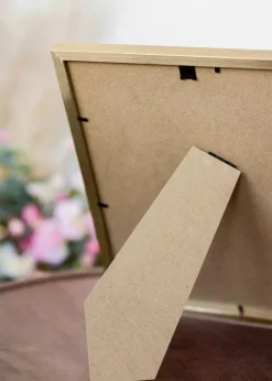 Ramme Trendy Guld 13x18 cm - Passepartout Hvid 9x12 cm