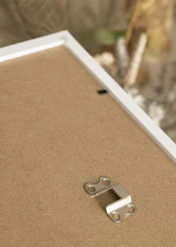 Ramme Trendy Hvid 50x50 cm - Passepartout Sort 35x35 cm