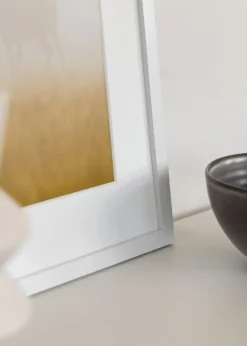 Ramme Trendy Hvid 50x60 cm - Passepartout Hvid 35x45 cm