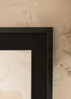 Ramme Trendy Sort 42x59,4 cm (A2) - Passepartout Sort 25x38 cm