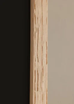 Ramme Tynd Eg 20x30 cm - Passepartout Sort 10x20 cm