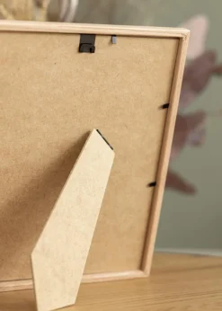 Ramme Tynd Eg 15x15 cm - Passepartout Sort 9x9 cm