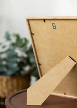 Ramme Tynd Eg 15x20 cm - Passepartout Hvid 4x5 inches