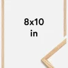 Ramme Tyndt Egetræ Akrylglas 8x10 inches (20,32x25,4 cm)