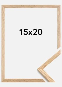 Ramme Tyndt Egetræ Akrylglas 15x20 cm