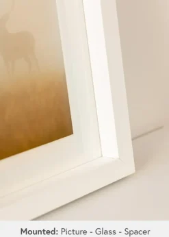 Ramme Tyr Hvid - Valgfri Størrelse (Akrylglas)