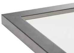 Ramme Uppsala Sølv 40x50 cm - Passepartout Hvid 28x35 cm