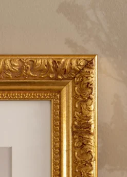 Ramme Vesta Guld - Valgfri Størrelse (Akrylglas)