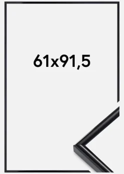 Ramme Victoria Akrylglas Sort 61x91,5 cm